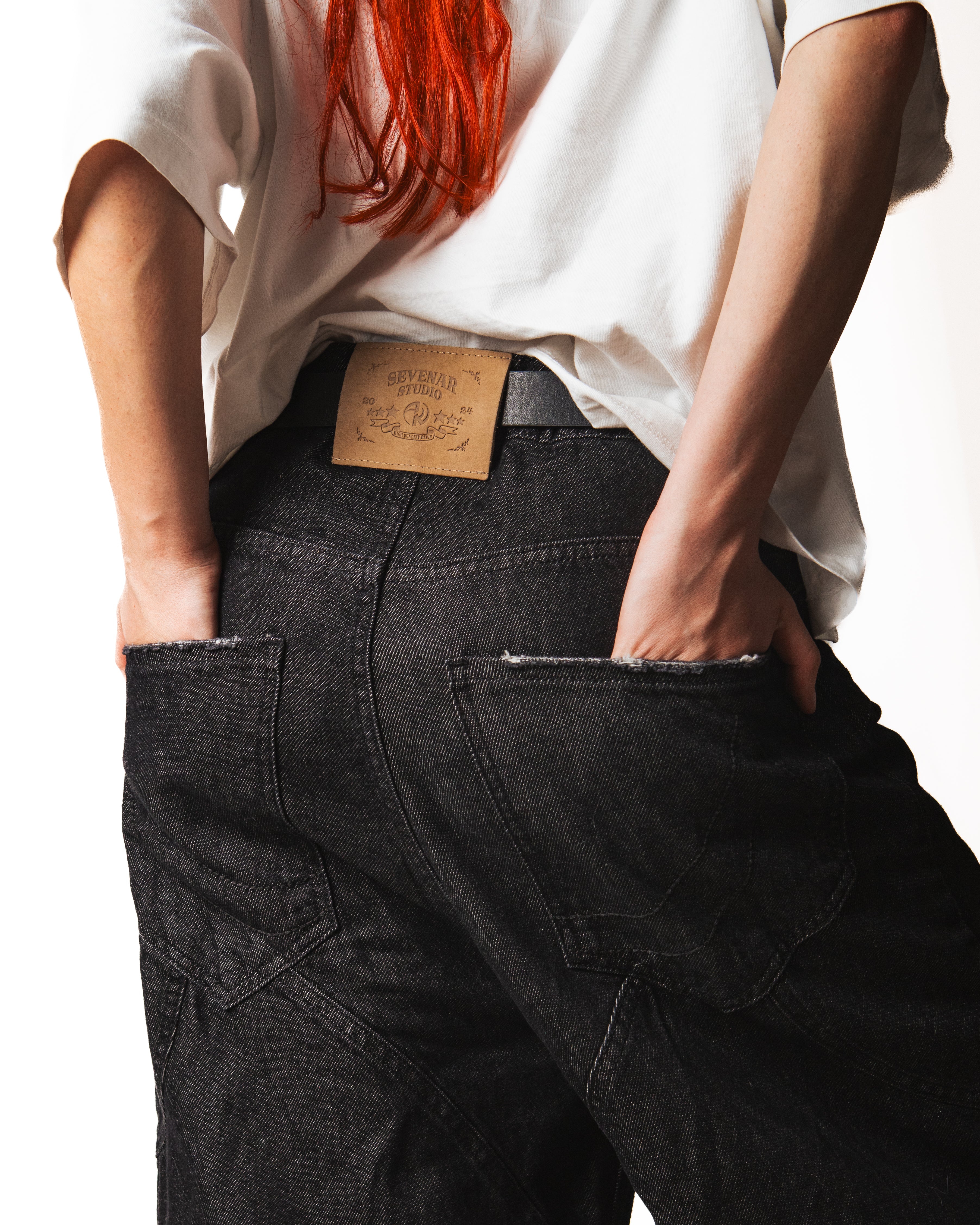 RAW DENIM JORTS