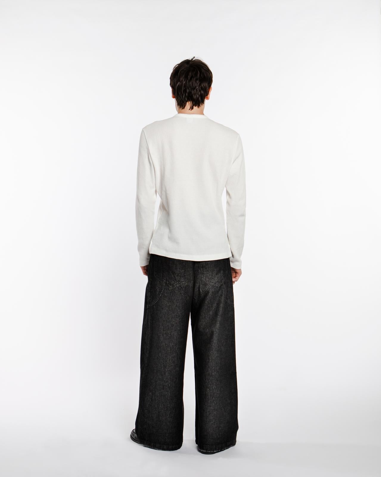 BAGGY RAW DENIM BLACK