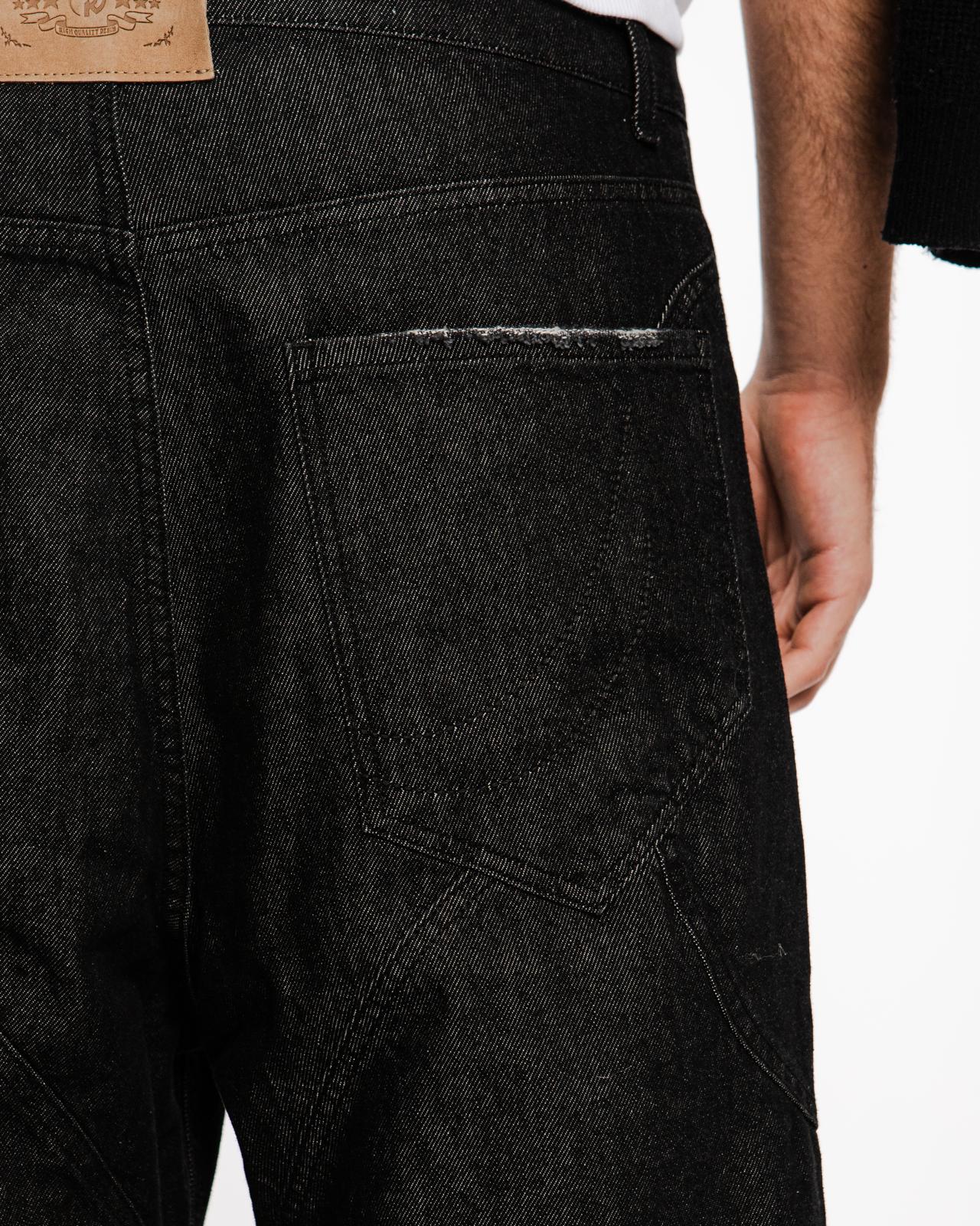 BAGGY RAW DENIM BLACK